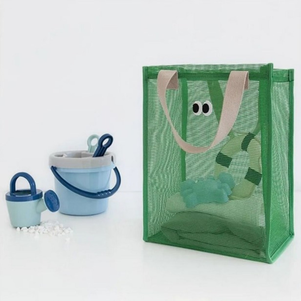 Large Capacity Mesh Fabric Sum - Tote Bag Beach ulasan dan harga