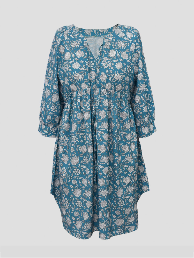 Plus size women's bohemian sty - Romper Floral Print ulasan dan harga