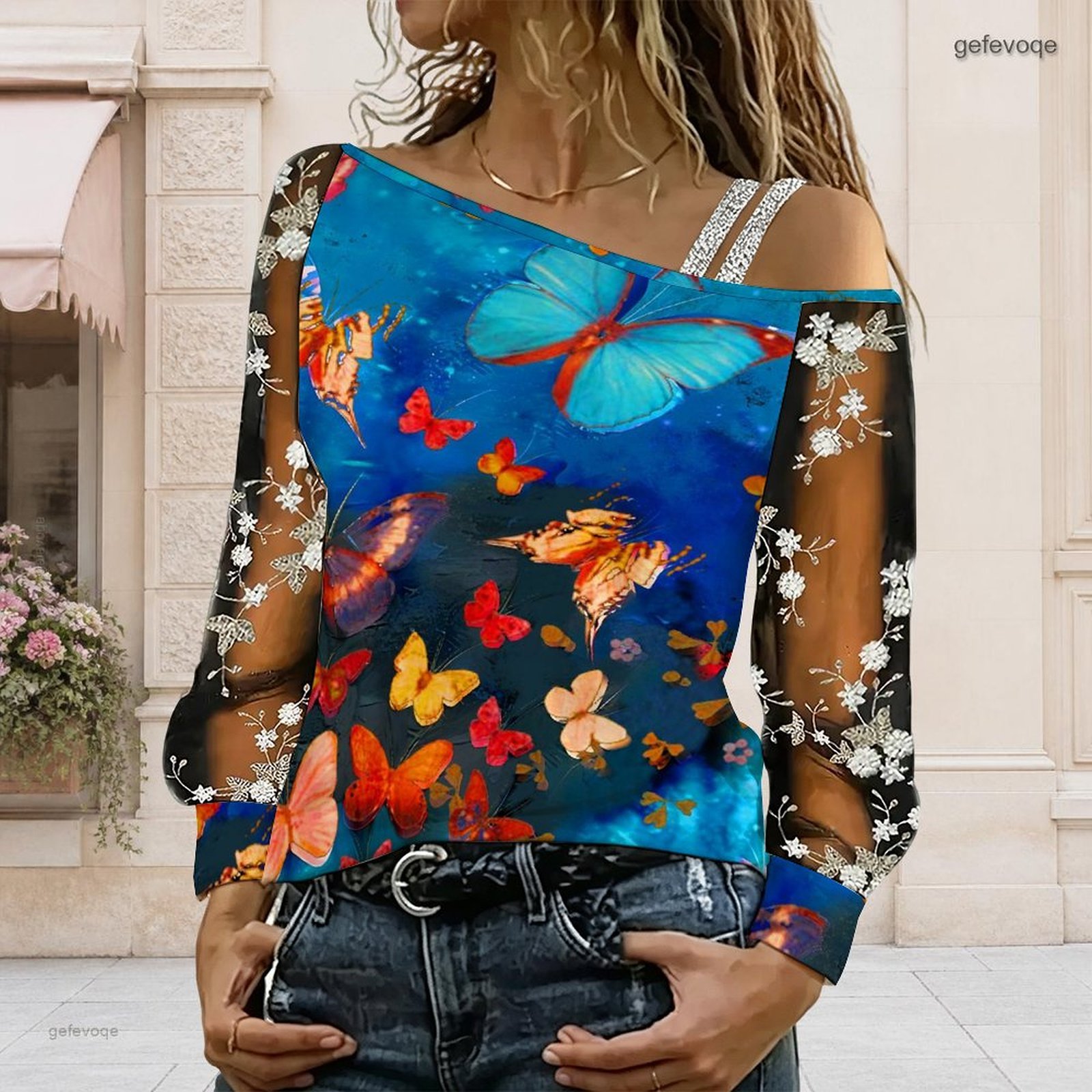 Women Off Shoulder Blouse Asym - Blouse Off Shoulder ulasan dan harga