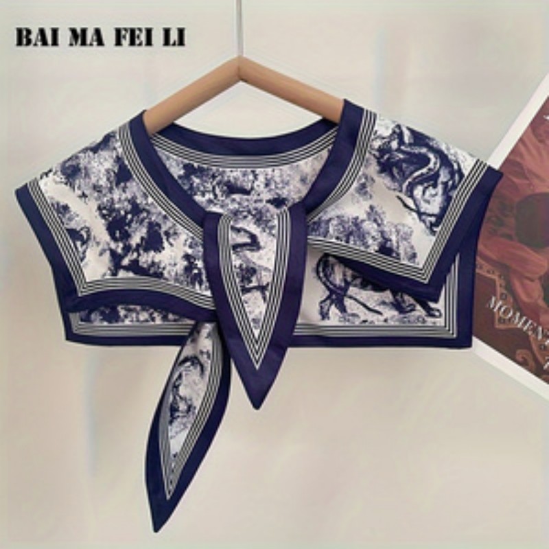 Women's Versatile Silk Scarf S - Blouse Off Shoulder ulasan dan harga