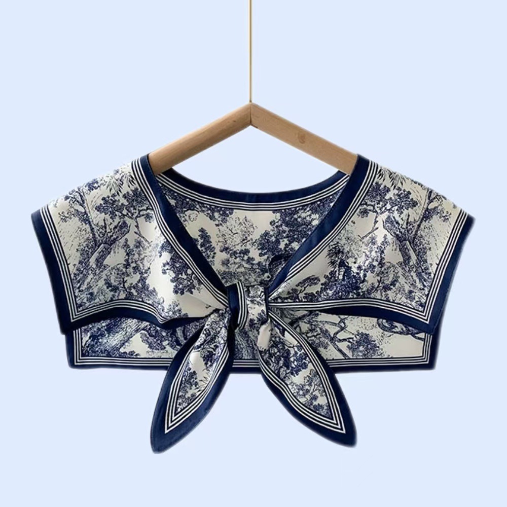 Women's Versatile Silk Scarf S - Blouse Off Shoulder ulasan dan harga
