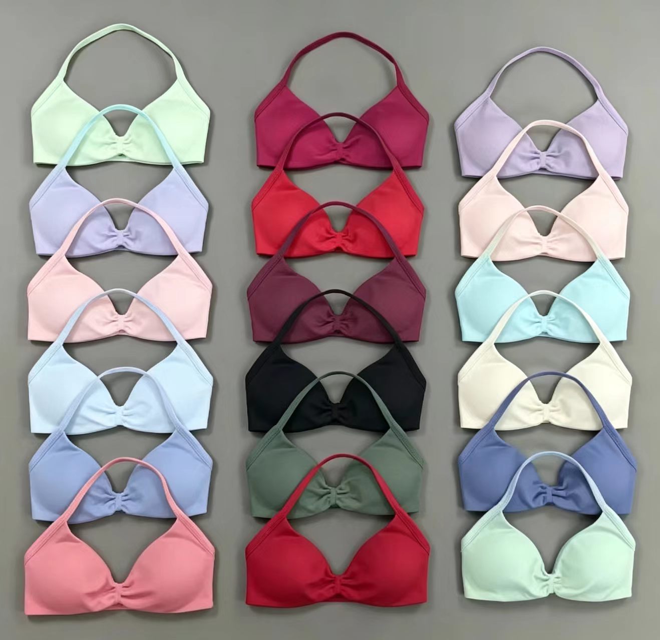 DF Sports Bra Push Up Strappy  - Crop Top Crochet ulasan dan harga