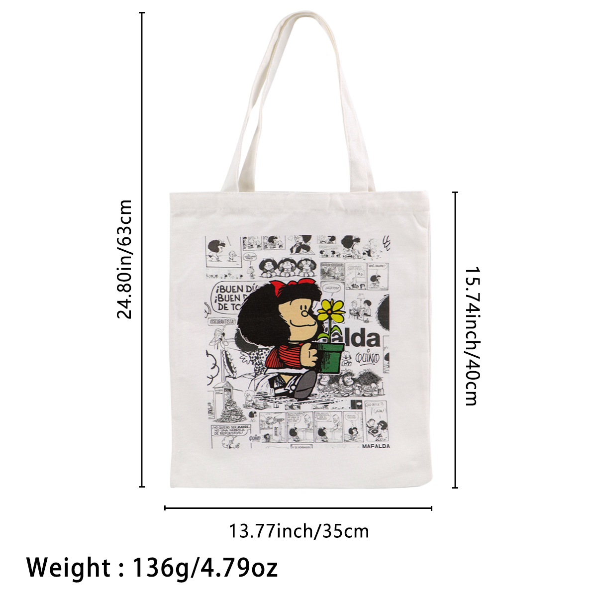 Fashion Canvas Tote Bag Women  - Tote Bag Beach ulasan dan harga