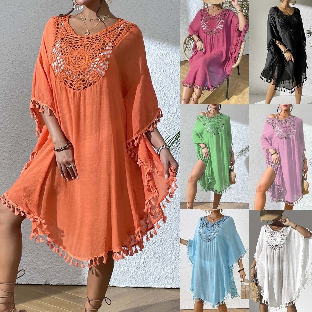 Square Neck Summer Sunscreen S - Cover Up Kaftan ulasan dan harga