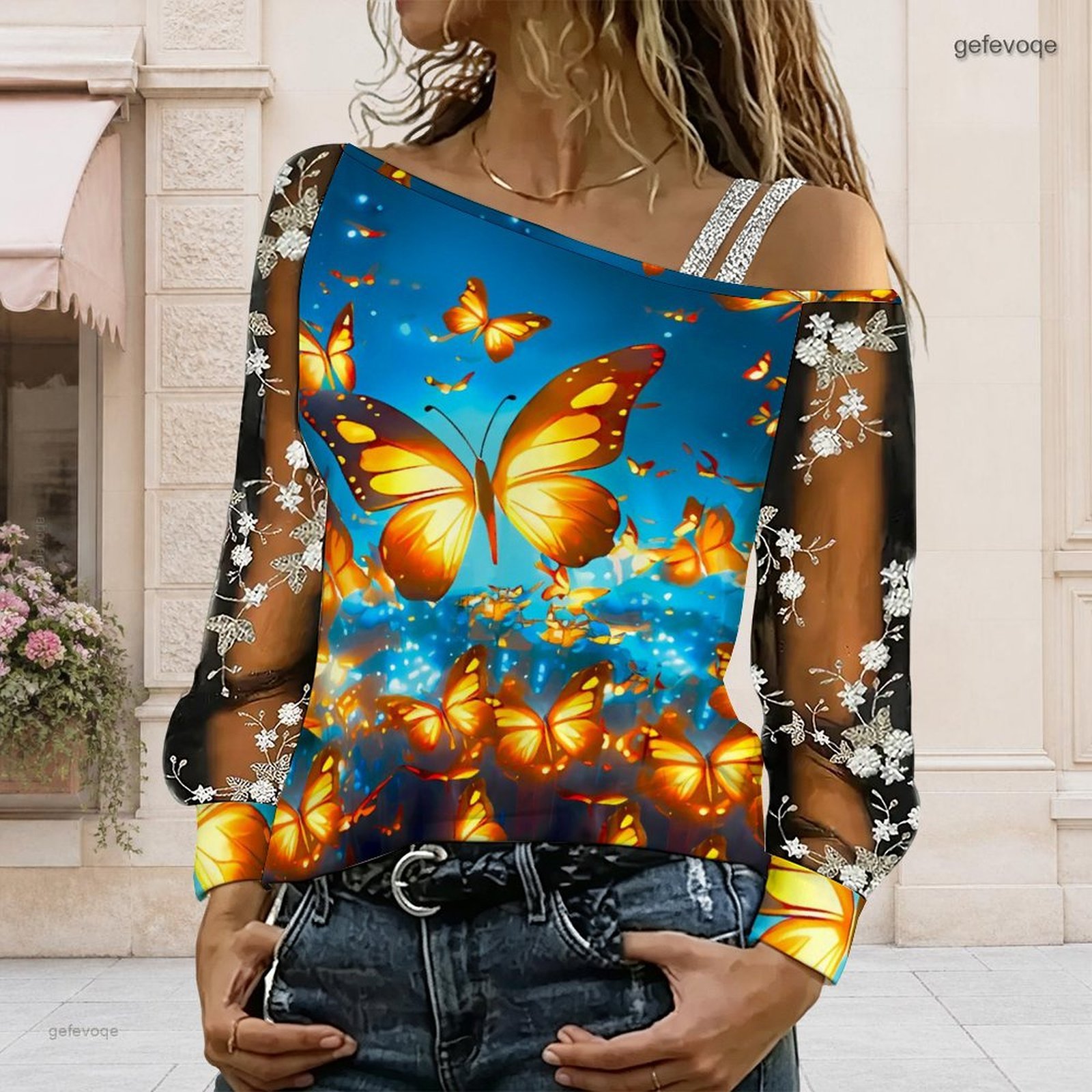 Women Off Shoulder Blouse Asym - Blouse Off Shoulder ulasan dan harga