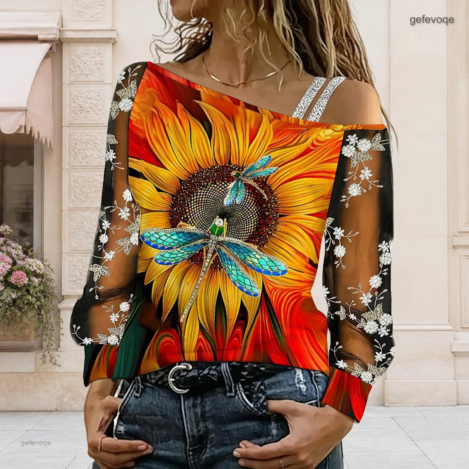 Women Off Shoulder Blouse Asym - Blouse Off Shoulder ulasan dan harga